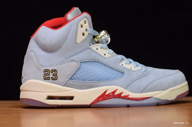 Cheap TB Trophy Air Jordan Room JSP 5 Ice x Blue CI1899-400 0815